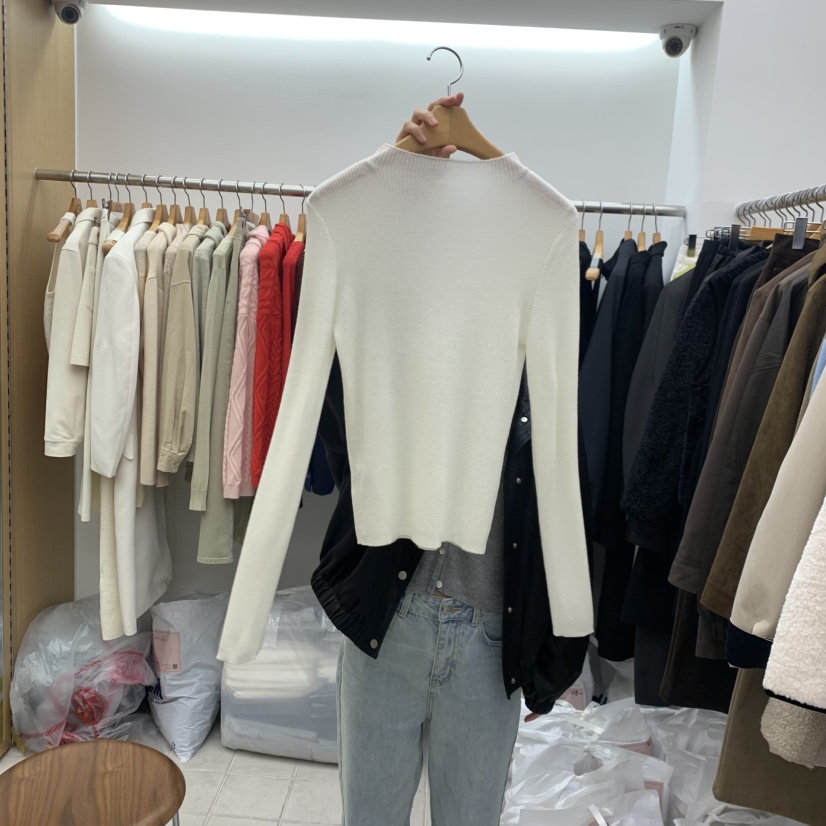 DRESS ROOM韓國直郵㊣女士新品時尚25秋冬職業休閑真品針織衫DRESS ROOM針織衫