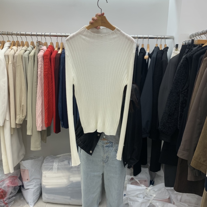 DRESS ROOM韓國直郵㊣女裝新品25秋冬職業休閑時尚人氣針織衫DRESS ROOM針織衫圖色1