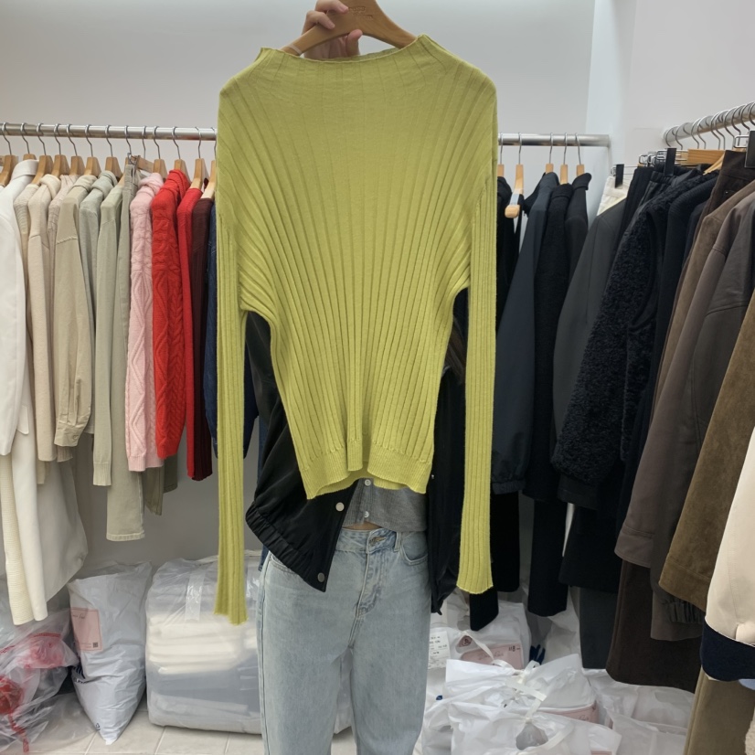 DRESS ROOM韓國直郵㊣女裝新品25秋冬職業休閑時尚人氣針織衫DRESS ROOM針織衫圖色2