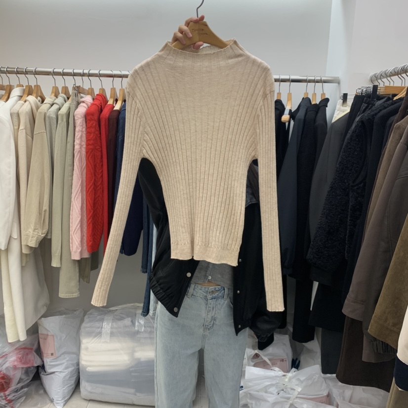 DRESS ROOM韓國直郵㊣女裝新品25秋冬職業休閑時尚人氣針織衫DRESS ROOM針織衫圖色3