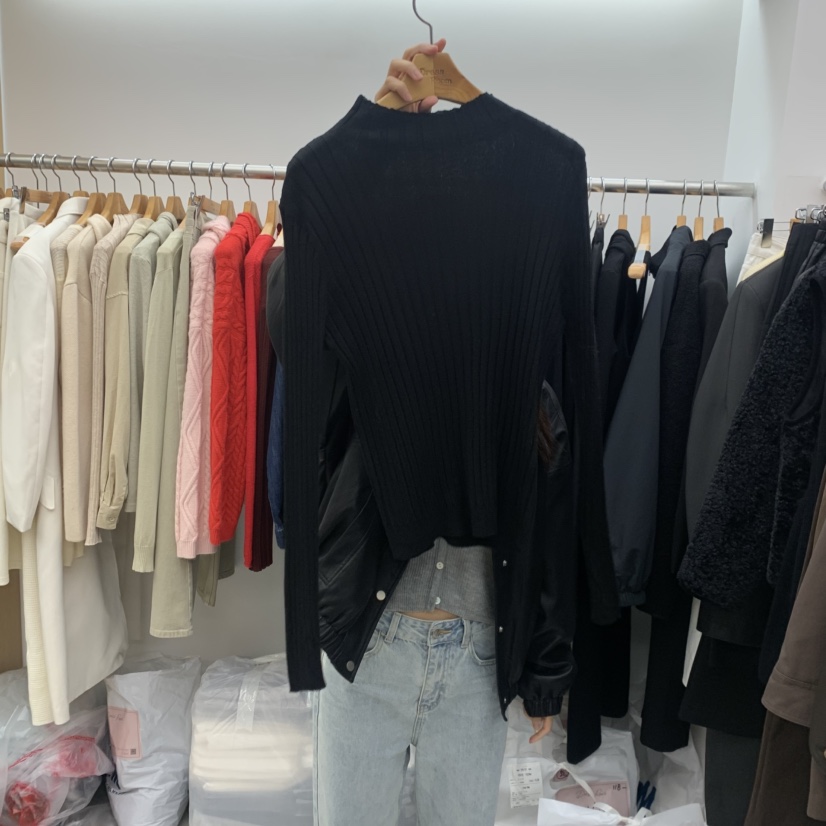 DRESS ROOM韓國直郵㊣女裝新品25秋冬職業休閑時尚人氣針織衫DRESS ROOM針織衫圖色4