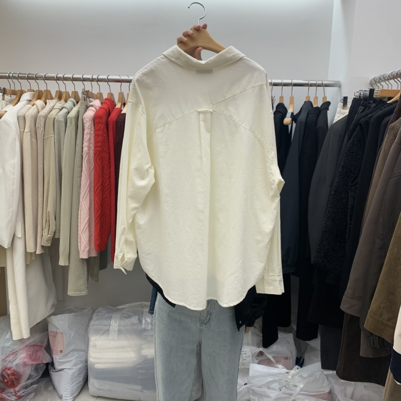 DRESS ROOM東大門㊣代購女裝新款人氣職業襯衫蕾絲衫燈芯絨DRESS ROOM襯衫/蕾絲衫