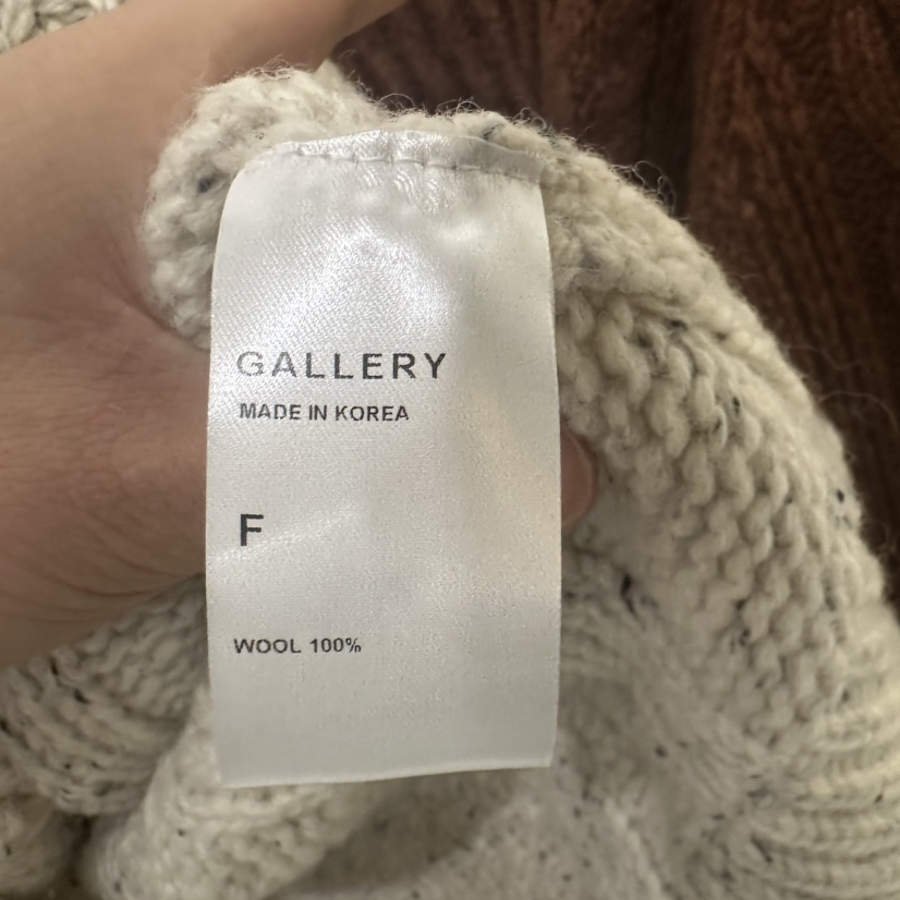 GALLERY-P韓國直郵㊣女裝新品推薦真品人氣休閑25秋冬毛衣GALLERY毛衣