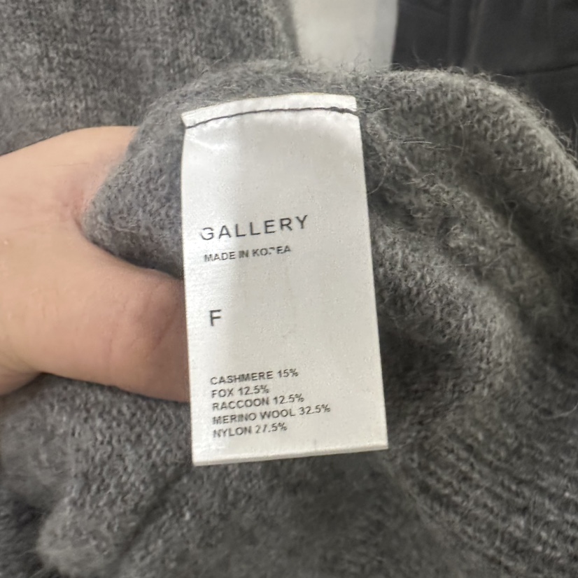 GALLERY-P東大門㊣代購女士新品25秋冬真品針織衫羊毛開衫GALLERY針織衫
