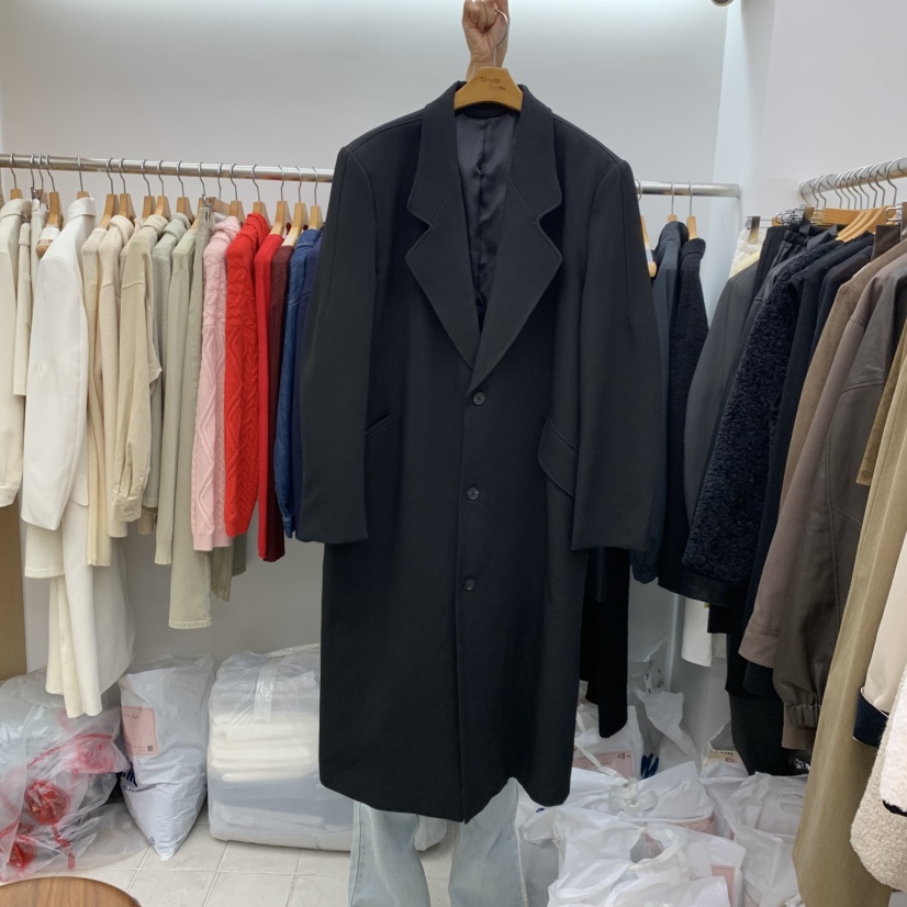 DRESS ROOM韓國直郵㊣女士新品推薦人氣真品熱賣中長款大衣DRESS ROOM中長款大衣圖色3