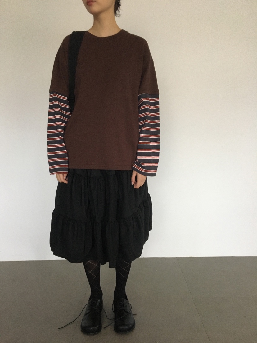 EOMPIT韓國直郵㊣女士新款職業25秋冬推薦真品熱賣休閑長袖T恤EOMPIT長袖T恤