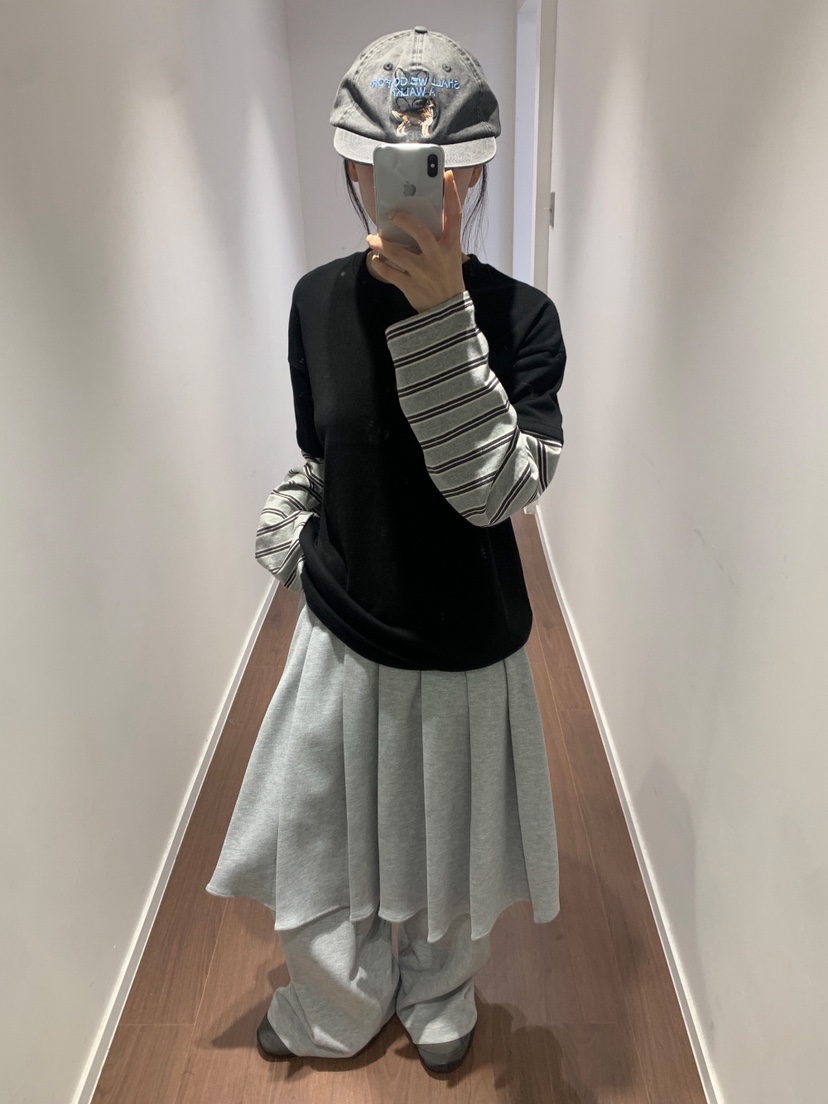 EOMPIT韓國直郵㊣女士新款職業25秋冬推薦真品熱賣休閑長袖T恤EOMPIT長袖T恤