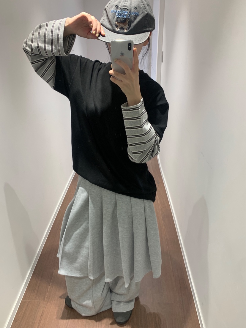 EOMPIT韓國直郵㊣女士新款職業25秋冬推薦真品熱賣休閑長袖T恤EOMPIT長袖T恤