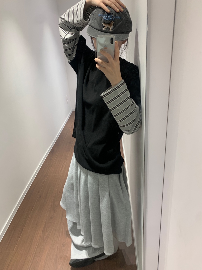 EOMPIT韓國直郵㊣女士新款職業25秋冬推薦真品熱賣休閑長袖T恤EOMPIT長袖T恤