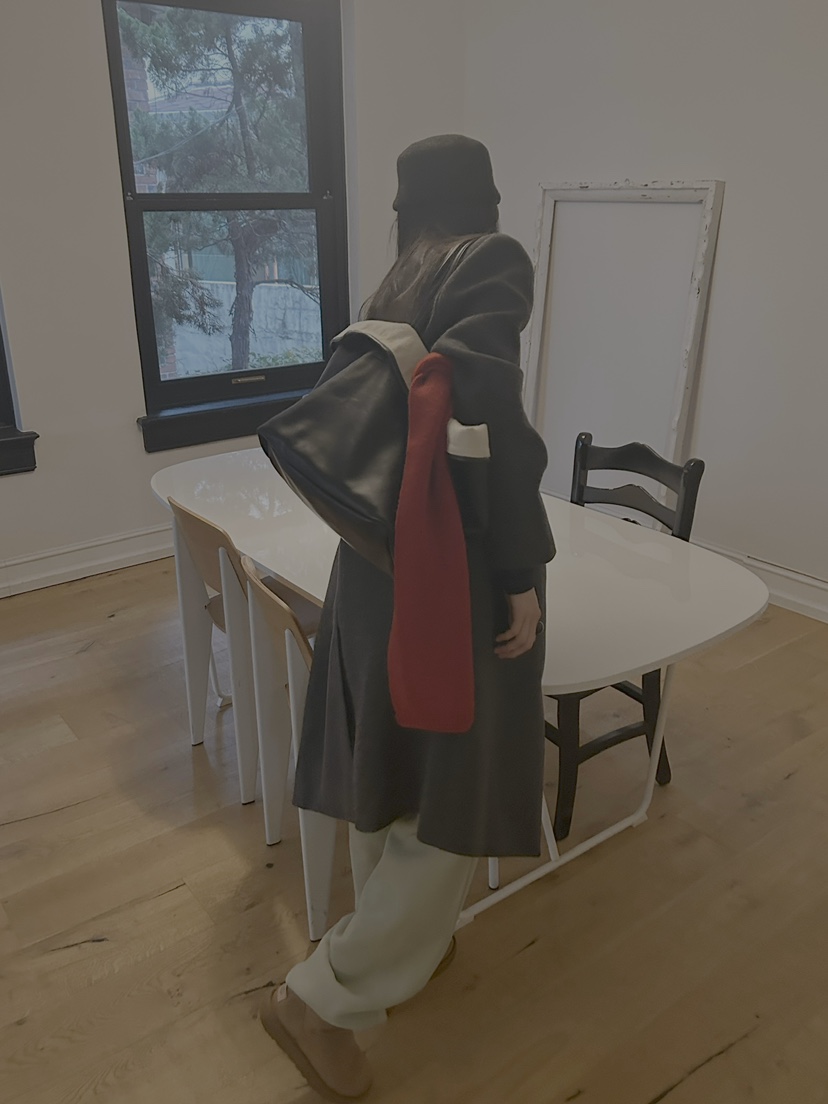 ME MO韓國代購㊣女士新品休閑25秋冬人氣圍巾披肩羊毛圍巾ME MO圍巾/披肩