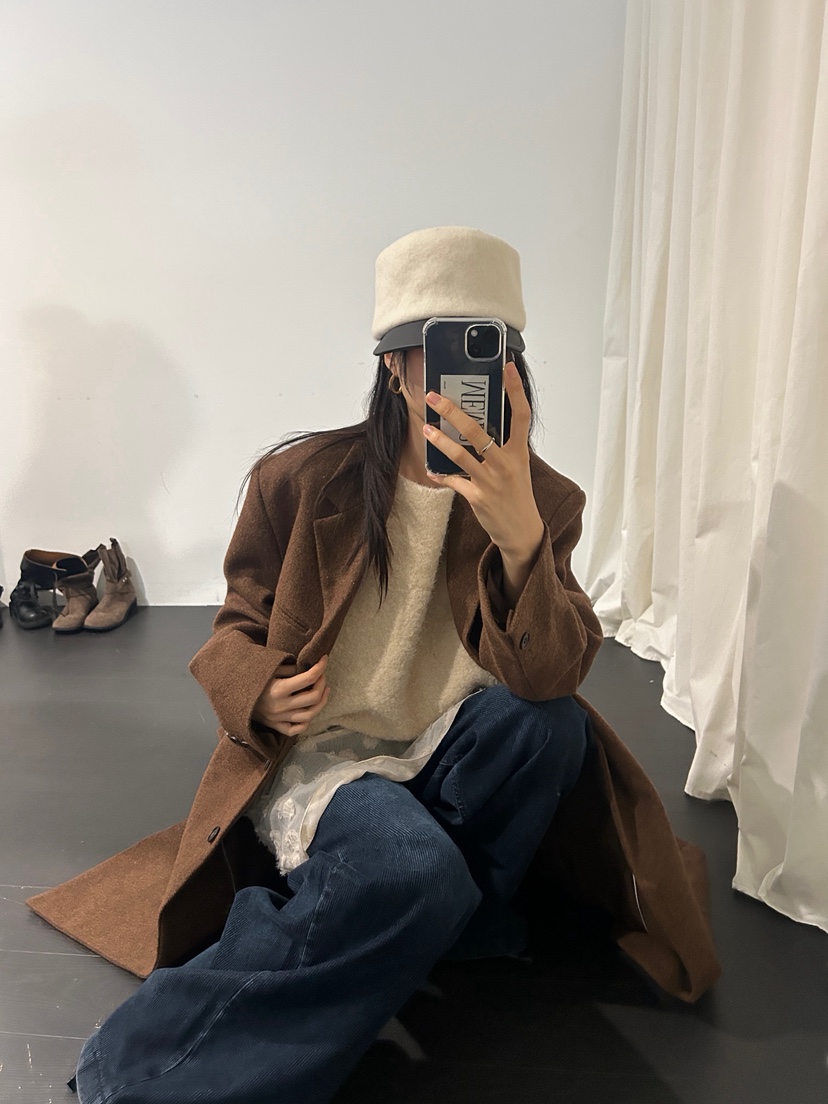 ME MO韓國直郵㊣女裝新品時尚熱賣人氣休閑推薦帽子羊毛帽ME MO帽子