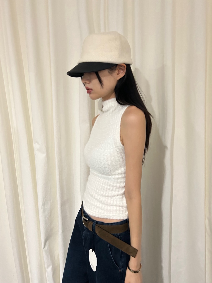 ME MO東大門㊣實拍女士新品職業時尚人氣25秋冬推薦吊帶背心ME MO吊帶/背心圖色2