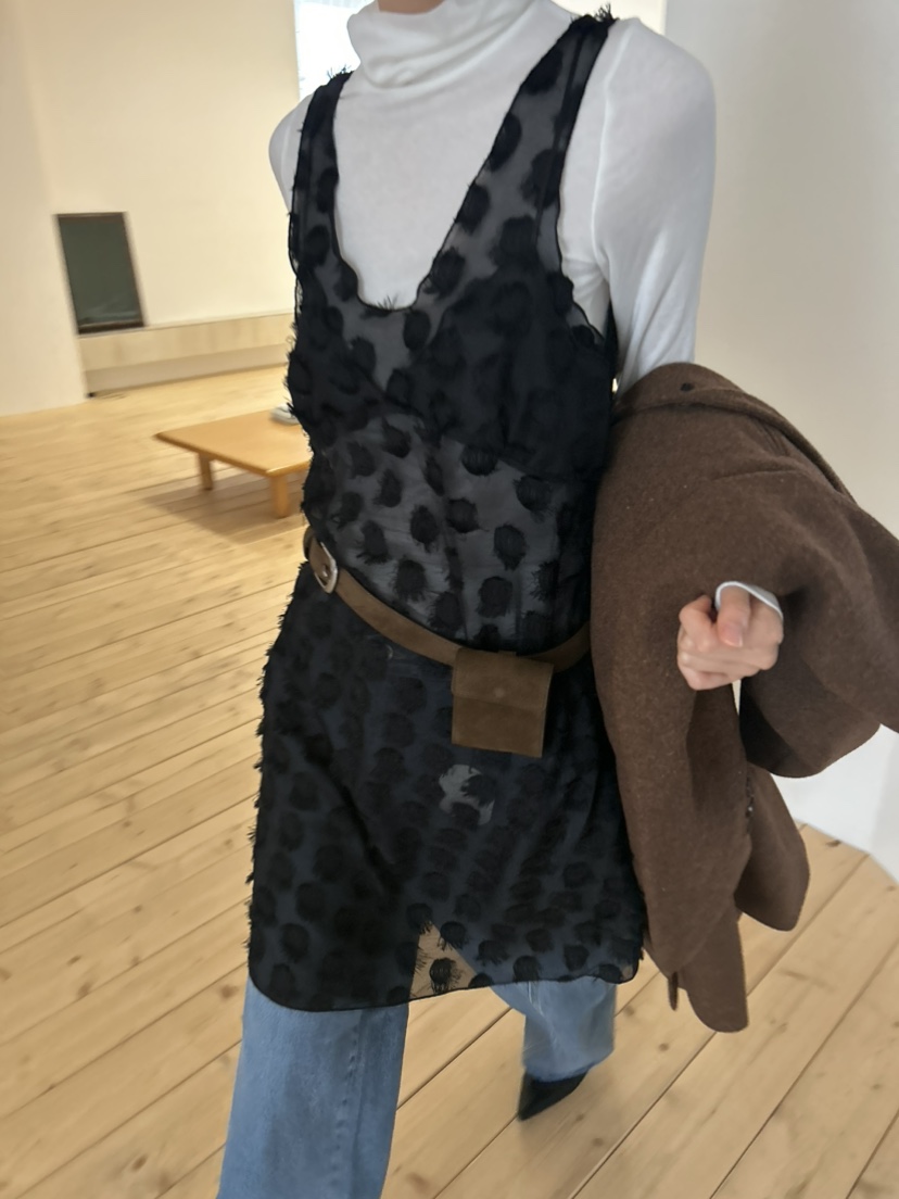 ME MO東大門㊣直郵女裝新款時尚熱賣25秋冬連衣裙不含腰帶ME MO連衣裙