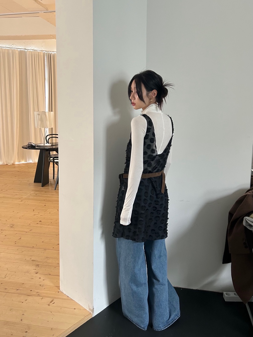 ME MO東大門㊣直郵女裝新款時尚熱賣25秋冬連衣裙不含腰帶ME MO連衣裙