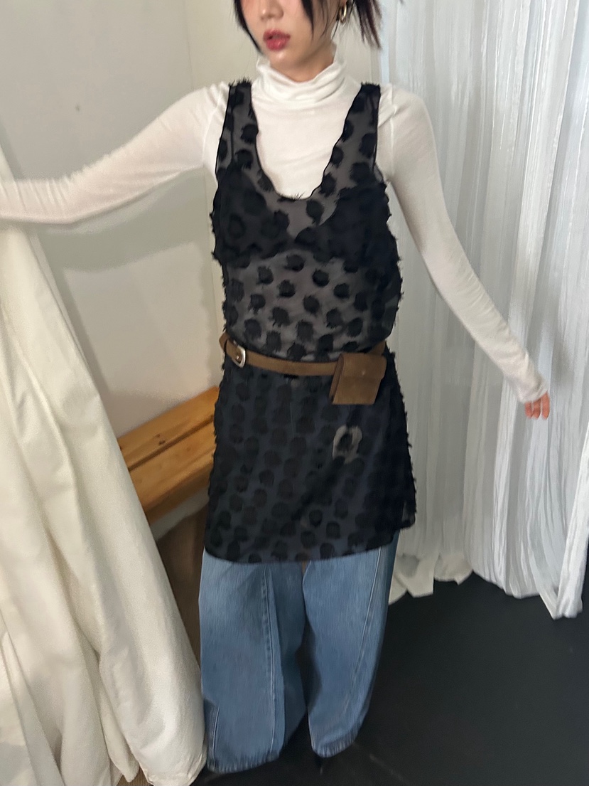 ME MO東大門㊣直郵女裝新款時尚熱賣25秋冬連衣裙不含腰帶ME MO連衣裙