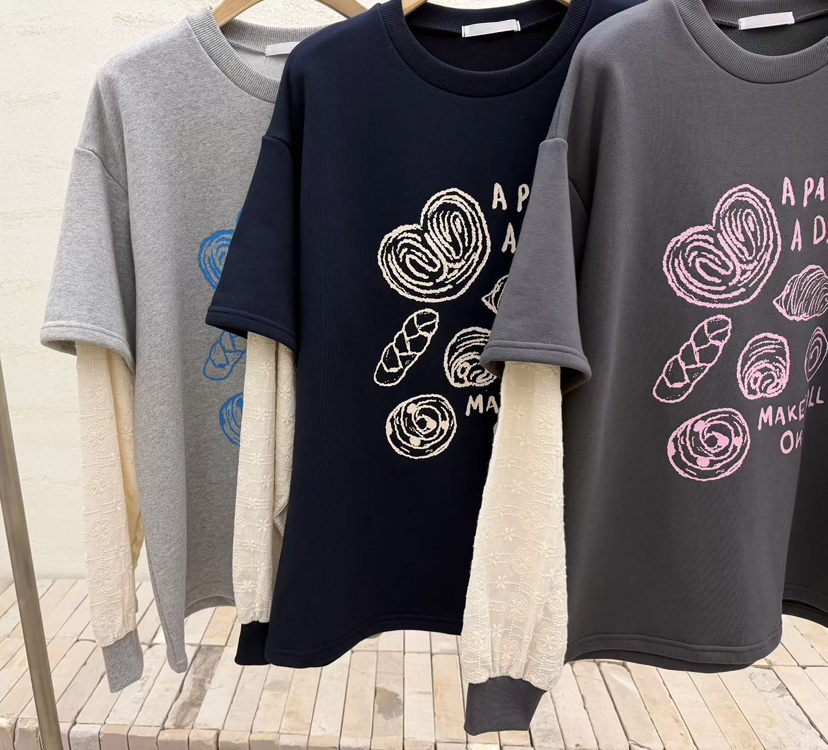LOVABLE東大門㊣直郵女裝新品25秋冬人氣熱賣時尚推薦真品衛衣LOVABLE衛衣