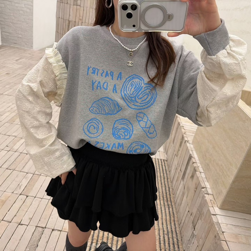LOVABLE東大門㊣直郵女裝新品25秋冬人氣熱賣時尚推薦真品衛衣LOVABLE衛衣