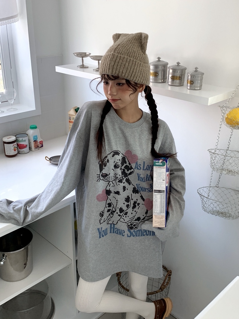 OURWAVE/OUR ROOM東大門㊣直郵女裝新品職業推薦25秋冬長袖T恤Our Wave/Our Room長袖T恤