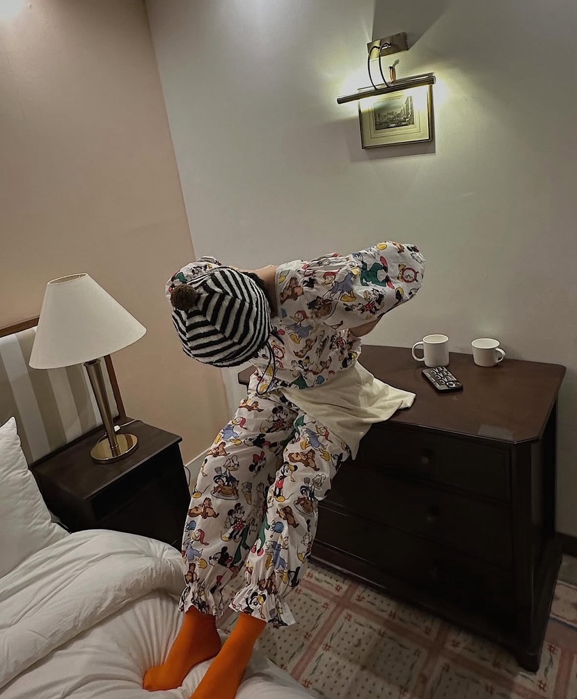 OURWAVE/OUR ROOM東大門㊣代購女裝新品真品時尚睡衣兩件套Our Wave/Our Room睡衣