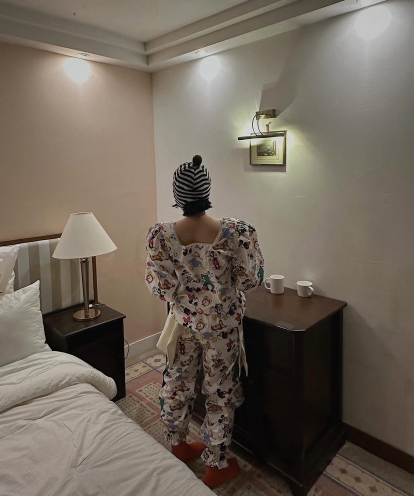OURWAVE/OUR ROOM東大門㊣代購女裝新品真品時尚睡衣兩件套Our Wave/Our Room睡衣
