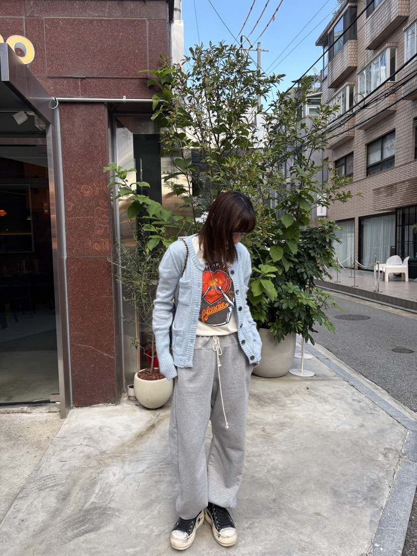 FRANC—L韓國代購㊣女裝新款25秋冬人氣真品休閑毛衣粗花呢FRANC毛衣