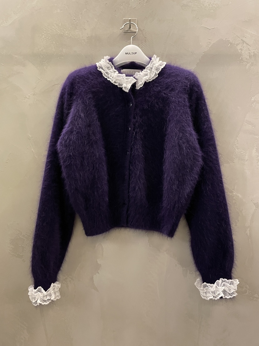 MULCUP東大門㊣直郵女裝新品25秋冬真品休閑時尚職業毛衣開衫MULCUP毛衣圖色2