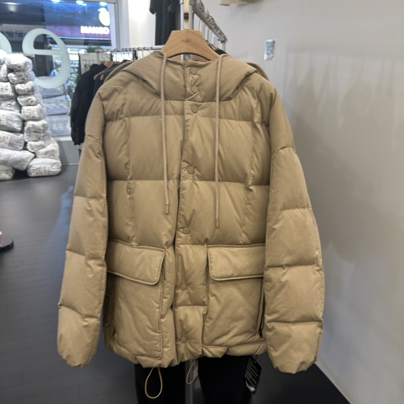 EGG韓國直郵㊣女士新品人氣25秋冬職業休閑推薦時尚短款羽絨服EGG短款羽絨服圖色2