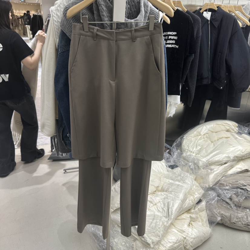 MYDRESS韓國代購㊣女士新款休閑25秋冬時尚推薦職業人氣休閑褲MYDRESS休閑褲圖色2