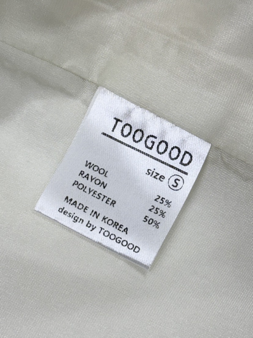 TOOGOOD東大門㊣直郵女裝新品休閑職業人氣推薦真品長裙花呢TOOGOOD長裙