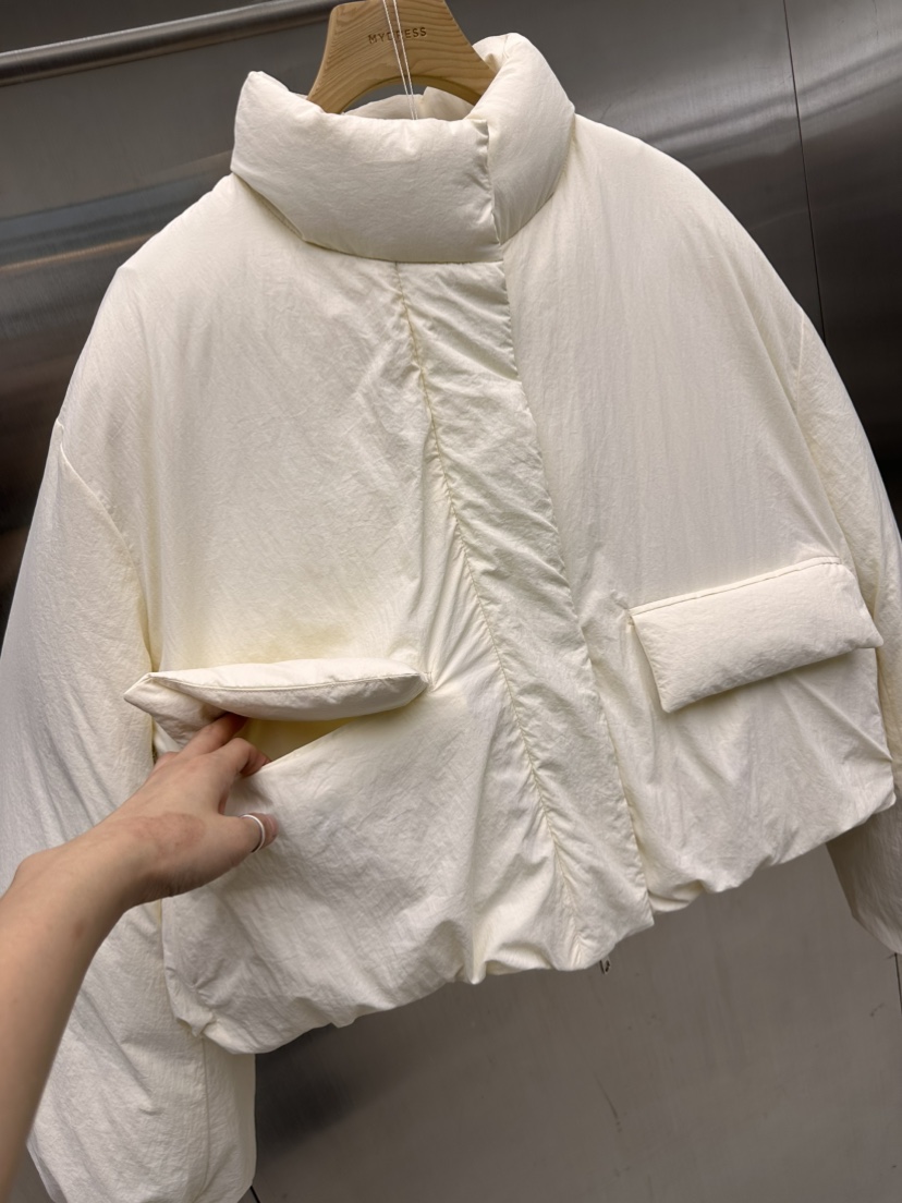 MYDRESS韓國代購㊣女裝新款推薦真品25秋冬休閑短款羽絨服填充MYDRESS短款羽絨服