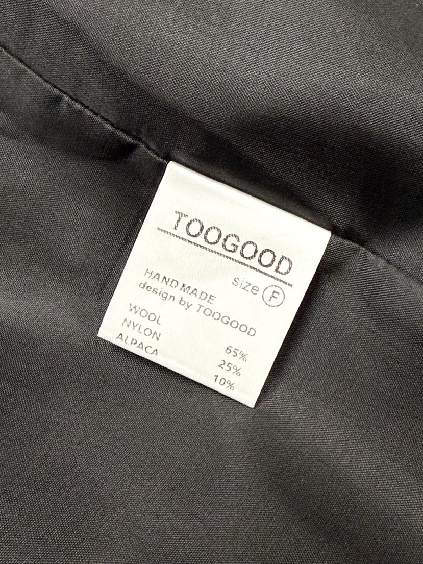 TOOGOOD東大門㊣直郵女裝新品熱賣25秋冬職業中長款大衣含腰帶TOOGOOD中長款大衣