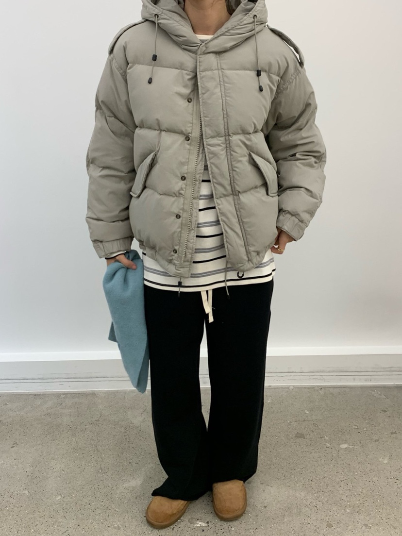COBALT BLUE東大門㊣代購女裝新品熱賣25秋冬短款棉服填充COBALT BLUE短款棉服圖色3