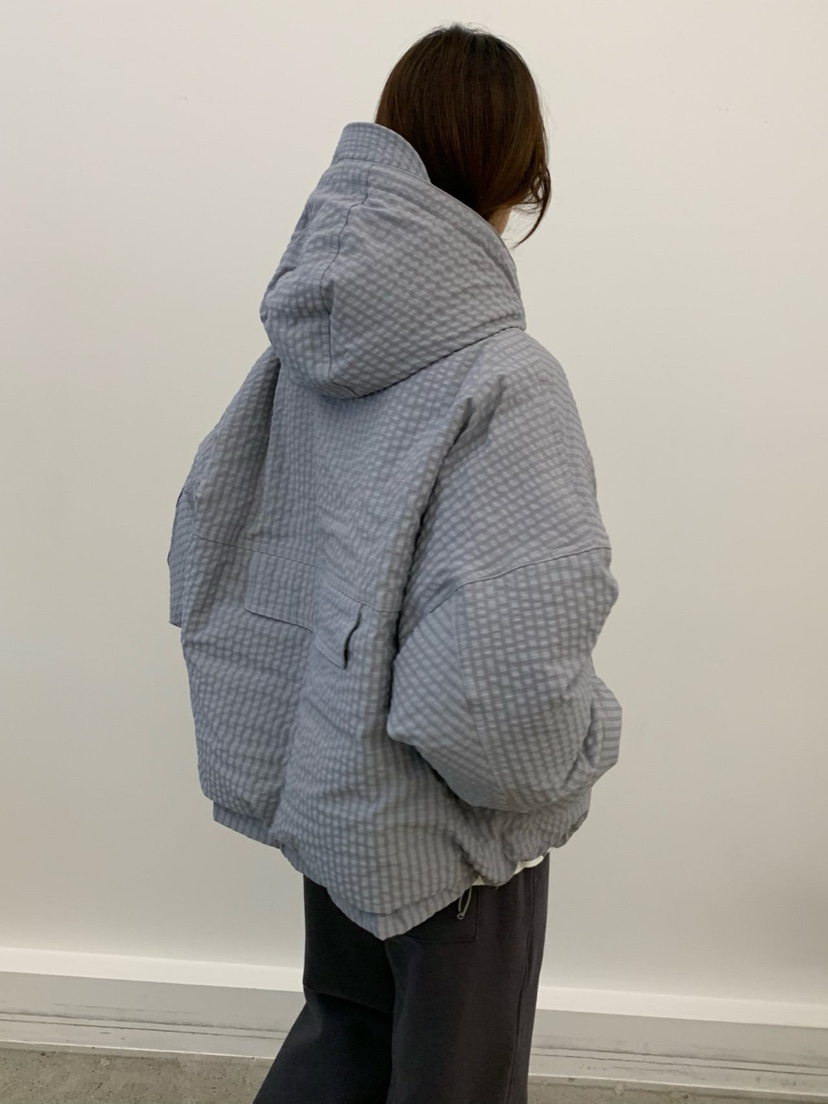 COBALT BLUE東大門㊣實拍女裝新品25秋冬人氣短款棉服雙面COBALT BLUE短款棉服