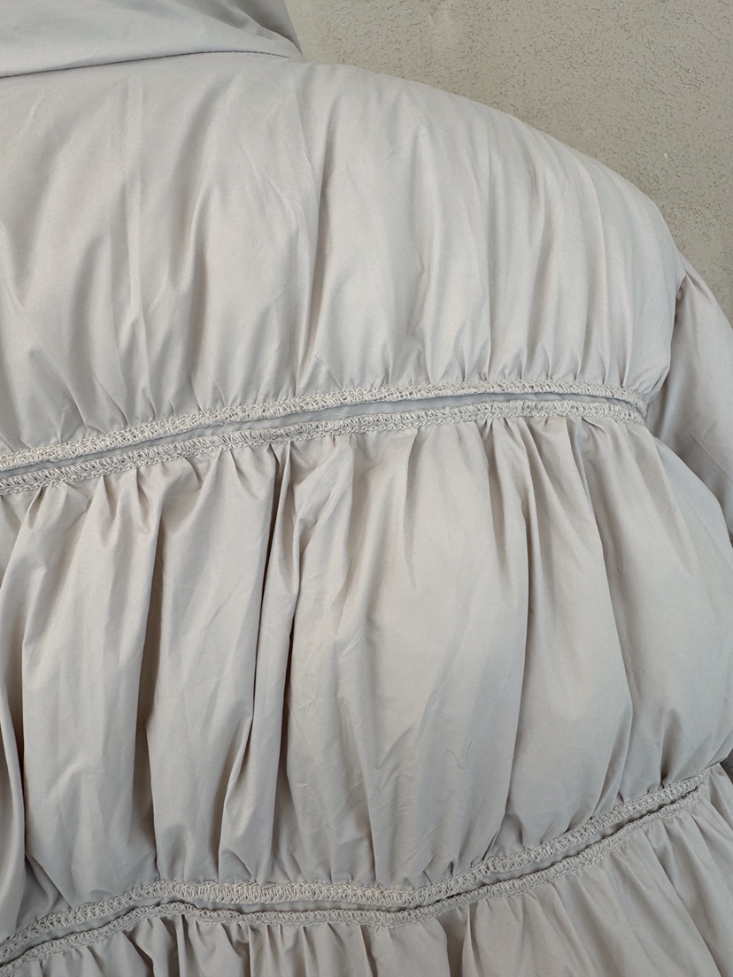 LAUNDRY東大門㊣代購女裝新款25秋冬短款羽絨服填充褶皺鴨絨LAUNDRY短款羽絨服