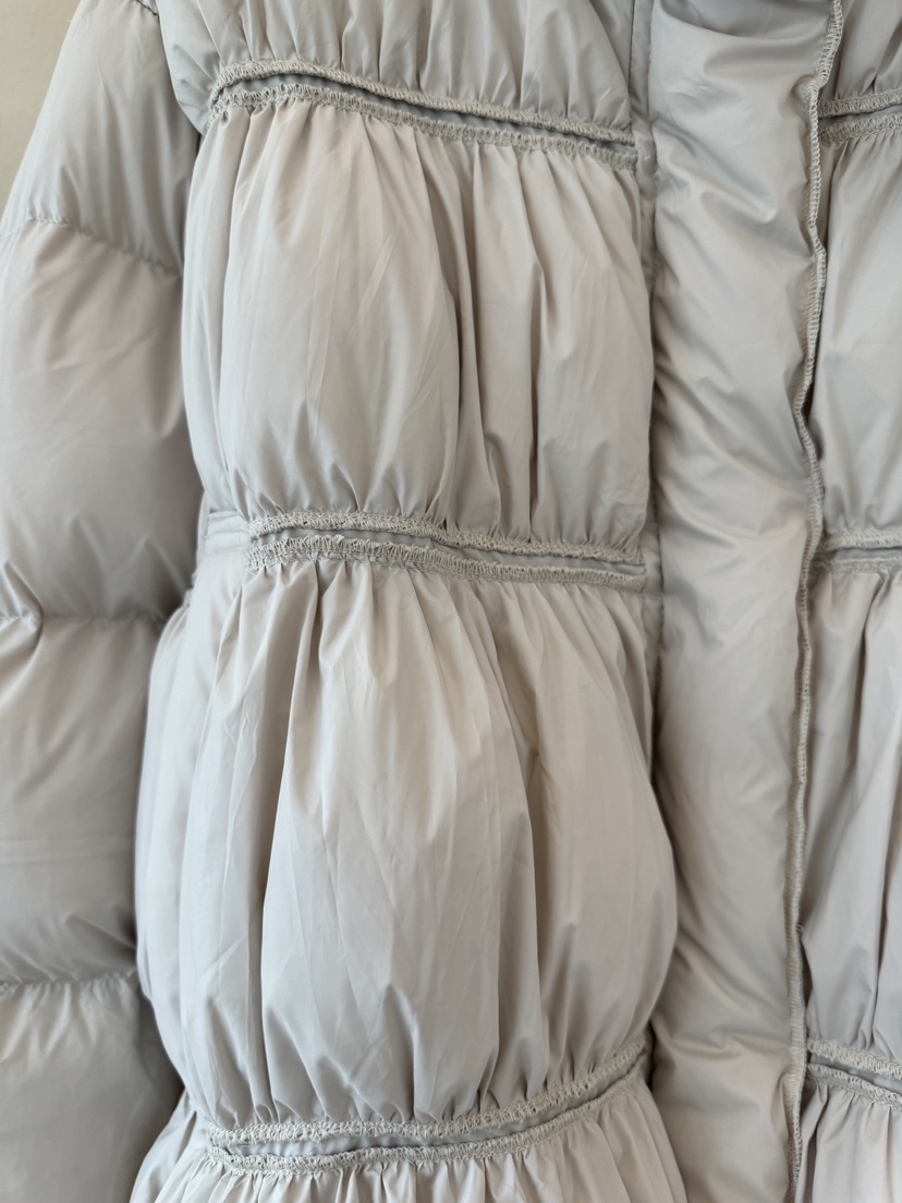 LAUNDRY東大門㊣代購女裝新款25秋冬短款羽絨服填充褶皺鴨絨LAUNDRY短款羽絨服
