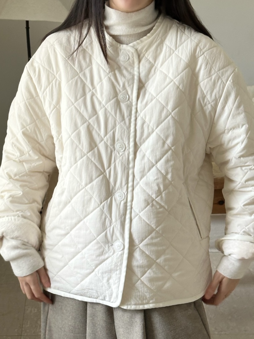 LE VASE東大門㊣代購女士新品職業25秋冬熱賣夾克柔軟絎縫LE VASE夾克圖色2
