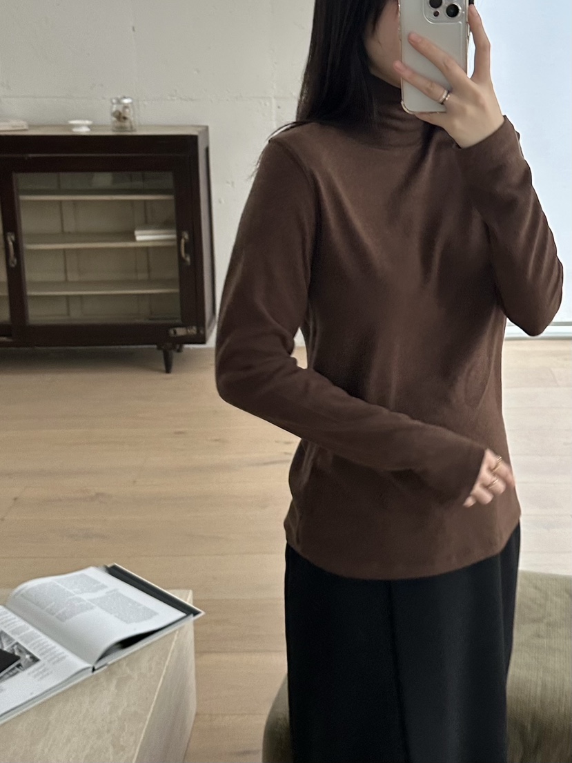 LE VASE韓國直郵㊣女士新品推薦時尚人氣職業真品休閑長袖T恤LE VASE長袖T恤