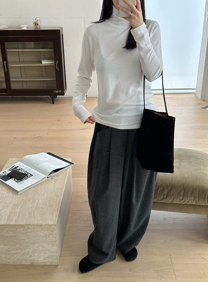 LE VASE韓國直郵㊣女士新品推薦時尚人氣職業真品休閑長袖T恤LE VASE長袖T恤
