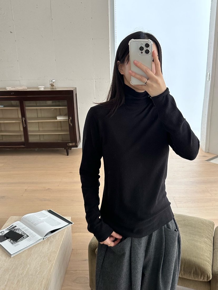 LE VASE韓國直郵㊣女士新品推薦時尚人氣職業真品休閑長袖T恤LE VASE長袖T恤圖色4