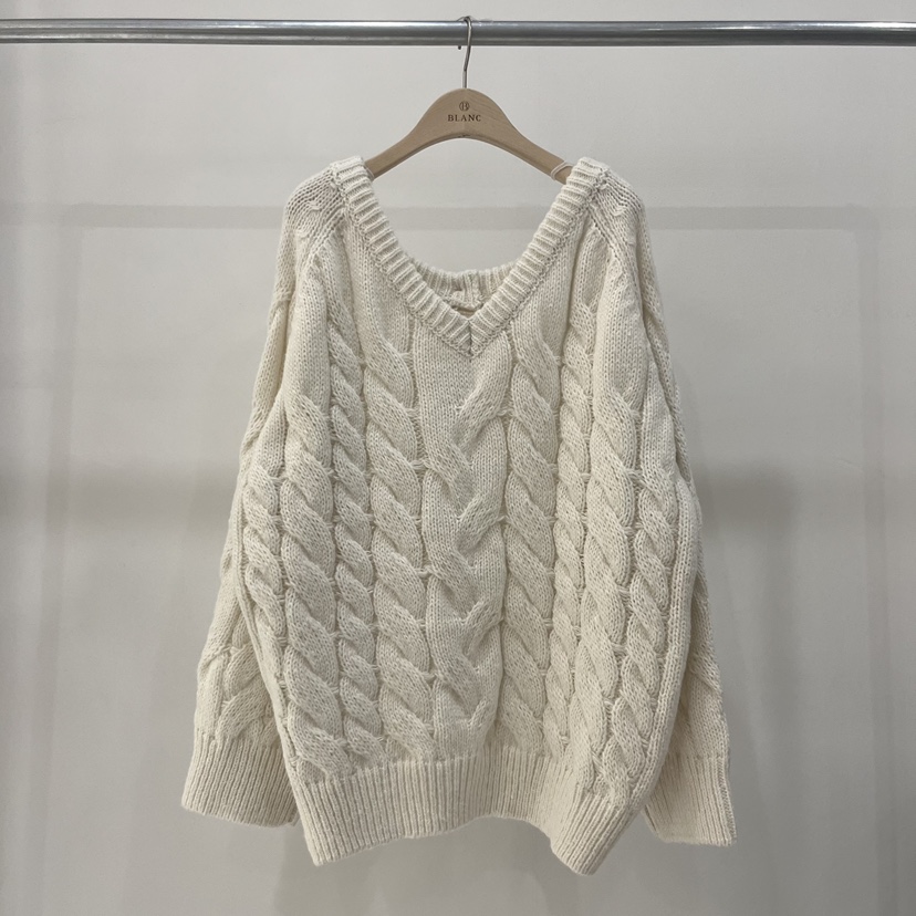 BLANC-A東大門㊣代購女裝新品25秋冬人氣真品時尚職業針織衫BLANC-A針織衫