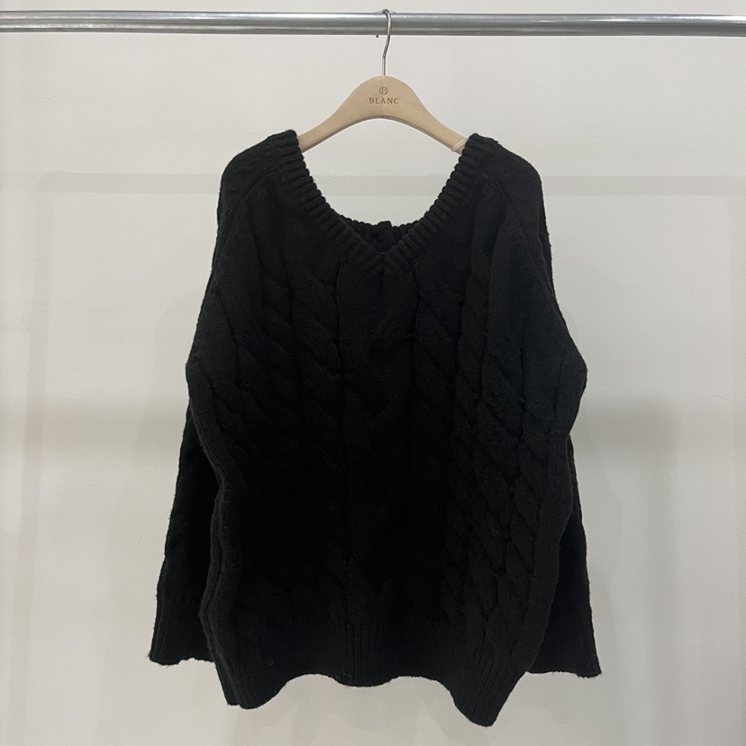 BLANC-A東大門㊣代購女裝新品25秋冬人氣真品時尚職業針織衫BLANC-A針織衫圖色3