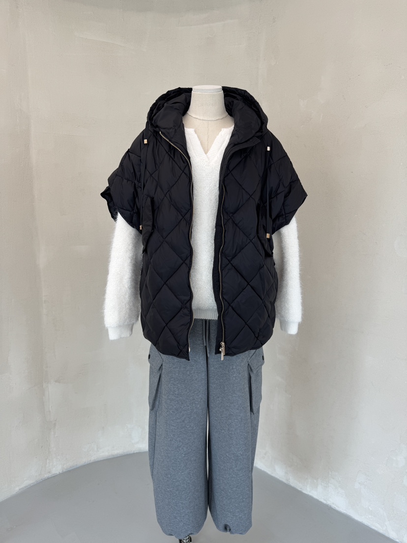 LAUNDRY東大門㊣實拍女士新款時尚人氣真品休閑馬甲斗篷鴨絨LAUNDRY馬甲