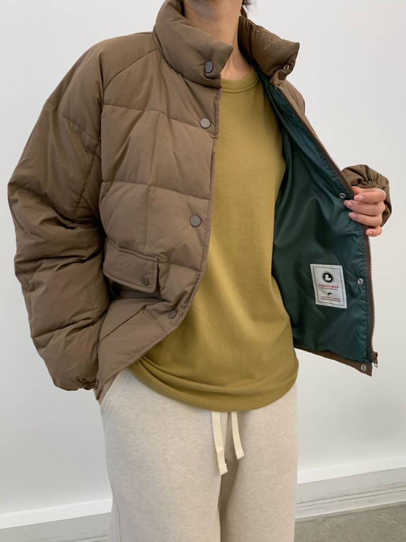 COBALT BLUE韓國代購㊣女士新款時尚推薦休閑短款棉服填充COBALT BLUE短款棉服