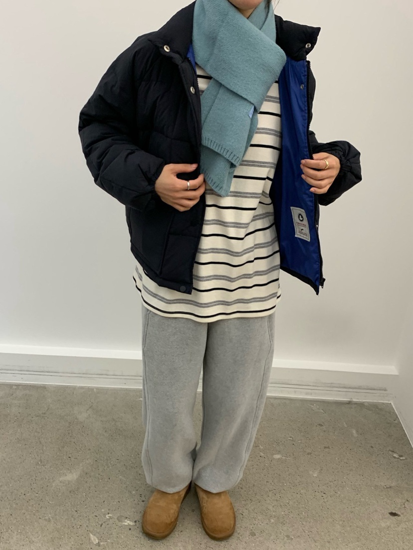COBALT BLUE韓國代購㊣女士新款時尚推薦休閑短款棉服填充COBALT BLUE短款棉服