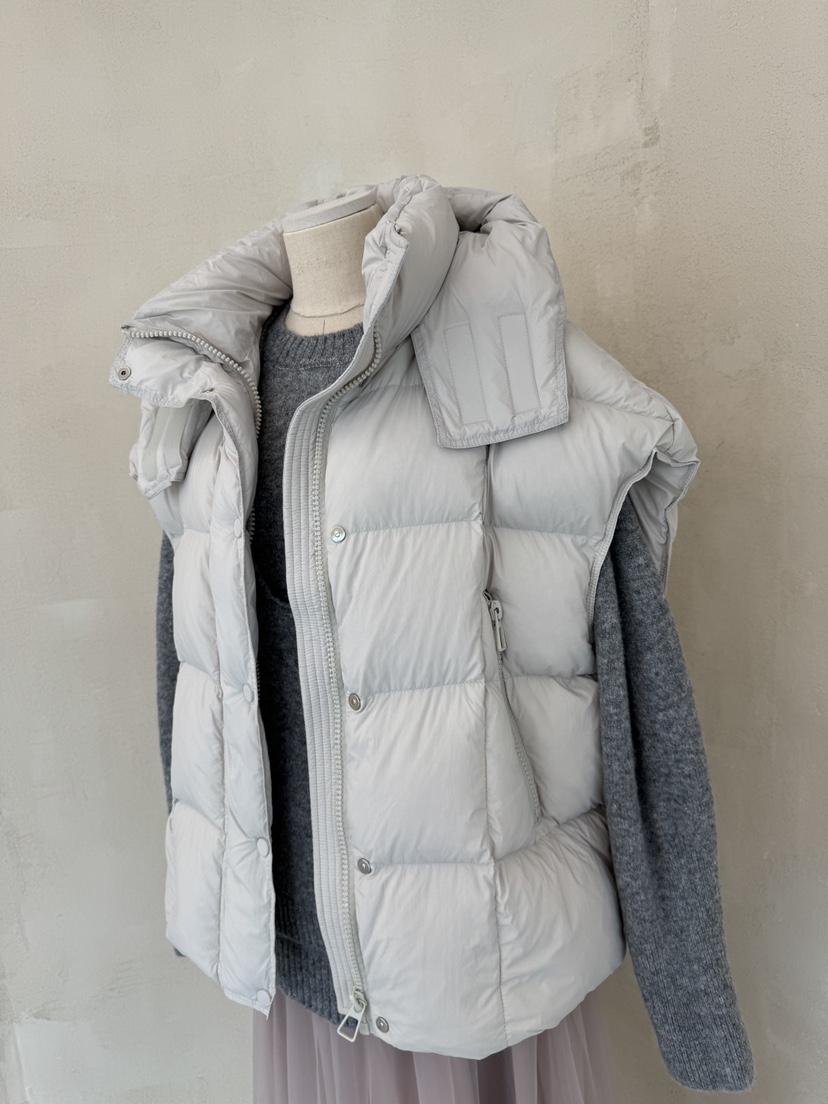 LAUNDRY東大門㊣代購女裝新款真品人氣25秋冬推薦馬甲連帽鴨絨LAUNDRY馬甲