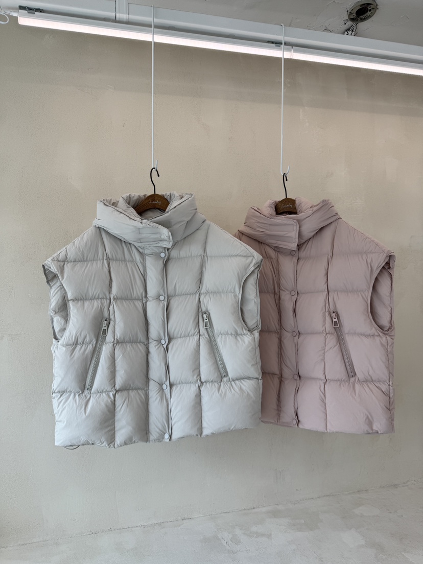 LAUNDRY東大門㊣代購女裝新款真品人氣25秋冬推薦馬甲連帽鴨絨LAUNDRY馬甲