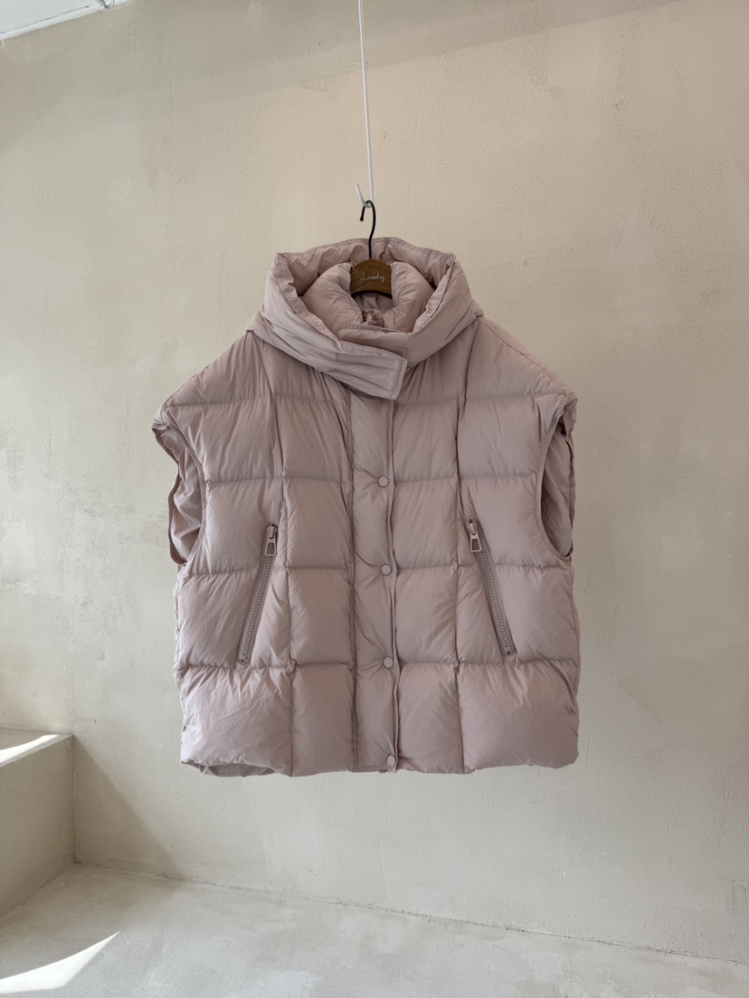 LAUNDRY東大門㊣代購女裝新款真品人氣25秋冬推薦馬甲連帽鴨絨LAUNDRY馬甲圖色2