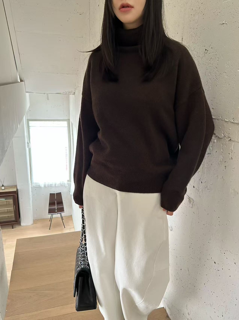 LE VASE東大門㊣直郵女裝新款25秋冬推薦真品人氣針織衫羊毛LE VASE針織衫圖色2