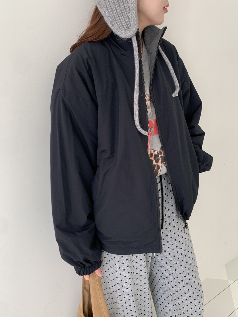 YES韓國代購㊣女裝新款職業25秋冬熱賣真品推薦時尚夾克雙面YES夾克