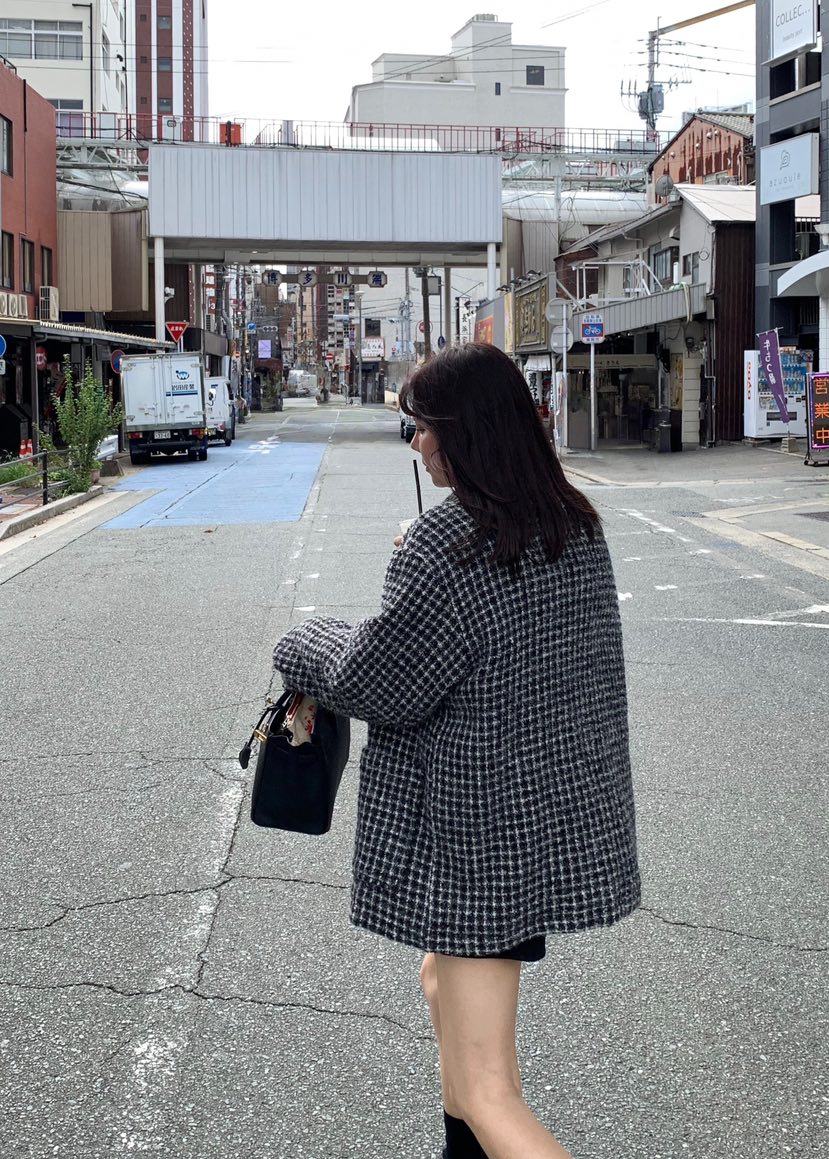 COURGETTE東大門㊣直郵女裝新款推薦休閑時尚25秋冬人氣夾克COURGETTE夾克